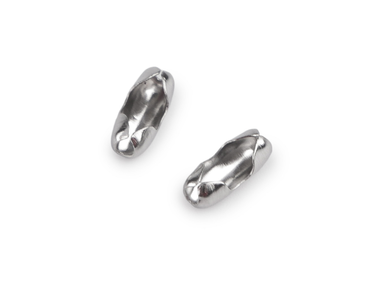 Spojka / koncovka na guličkovú retiazku z nerezovej ocele 3x7 mm