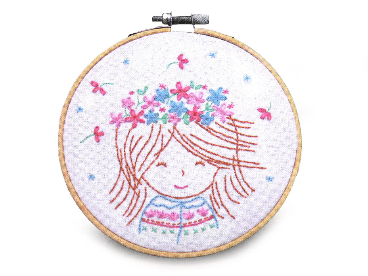 Dětská dárková sada na vyšívání s předtištěným motivem, střední, 5 viz foto