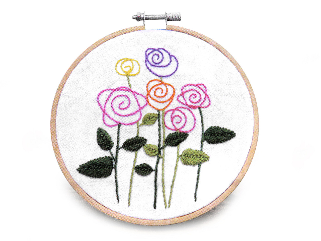 Dětská dárková sada na vyšívání s předtištěným motivem, střední, 5 viz foto