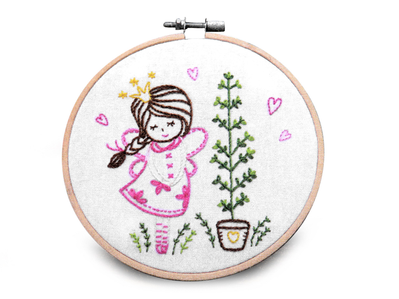 Dětská dárková sada na vyšívání s předtištěným motivem, střední, 5 viz foto