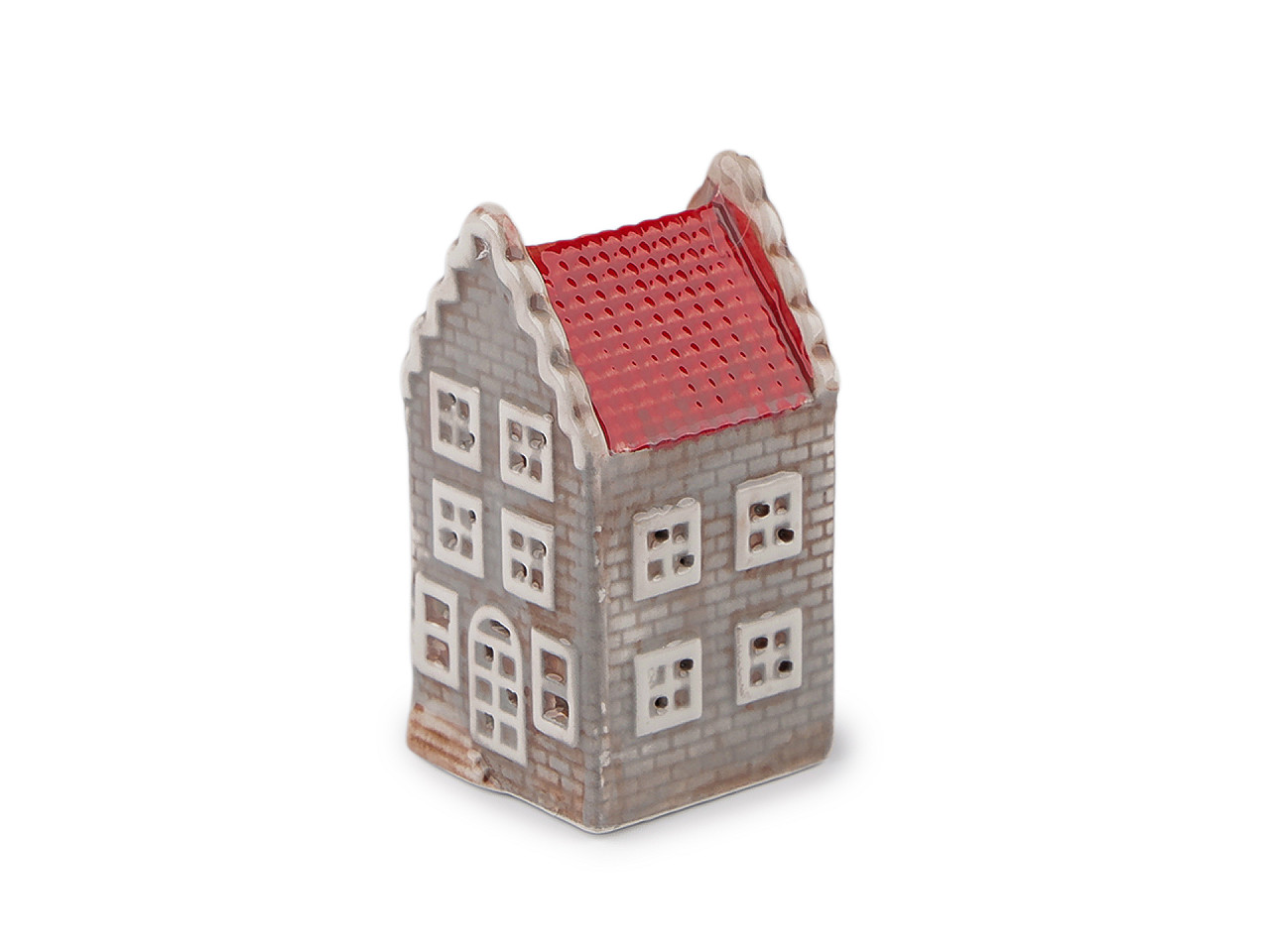 Porcelánový domček svietiaci