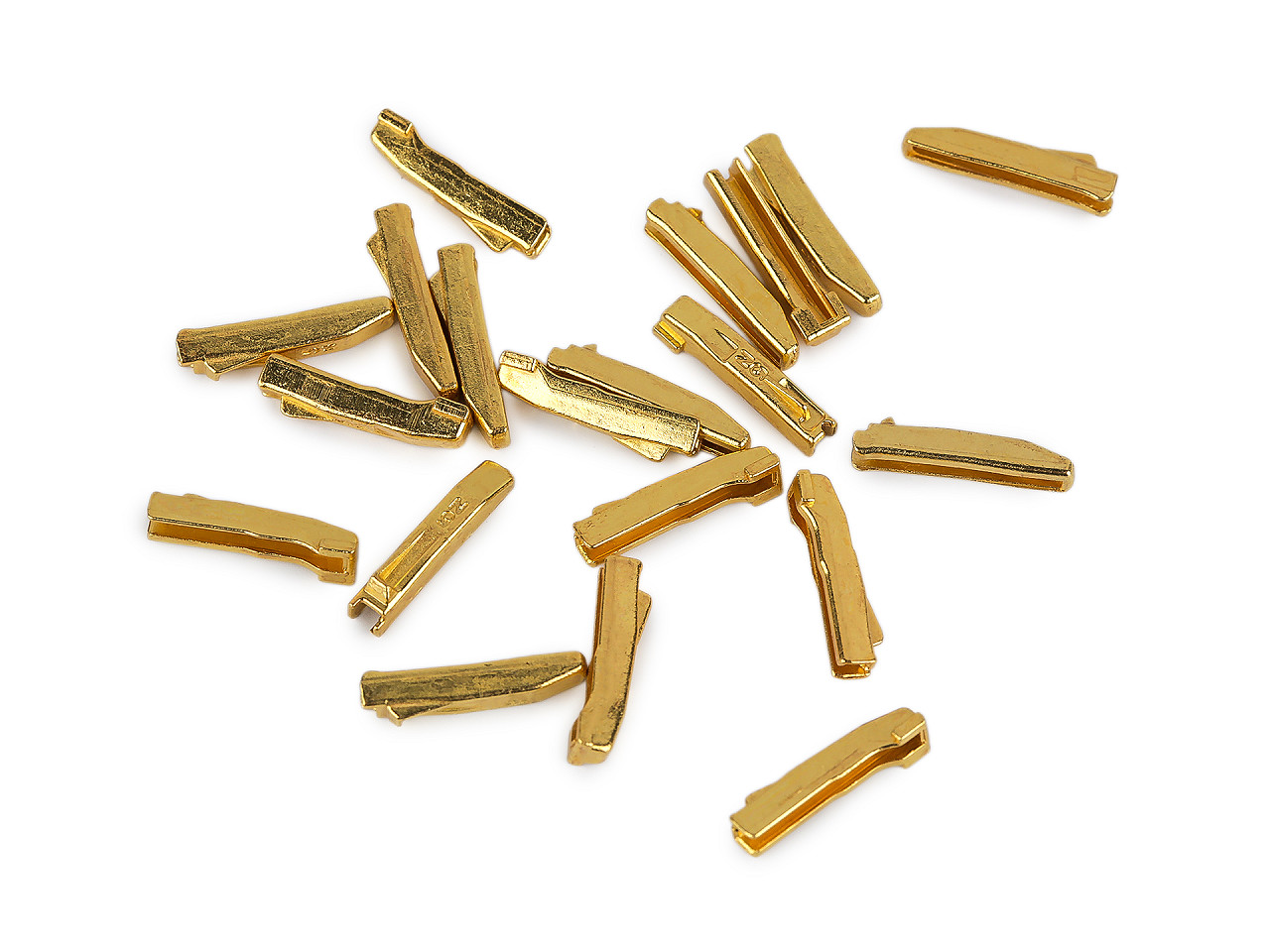 Spodná koncovka na opravu kovového dvojcestného zipsu