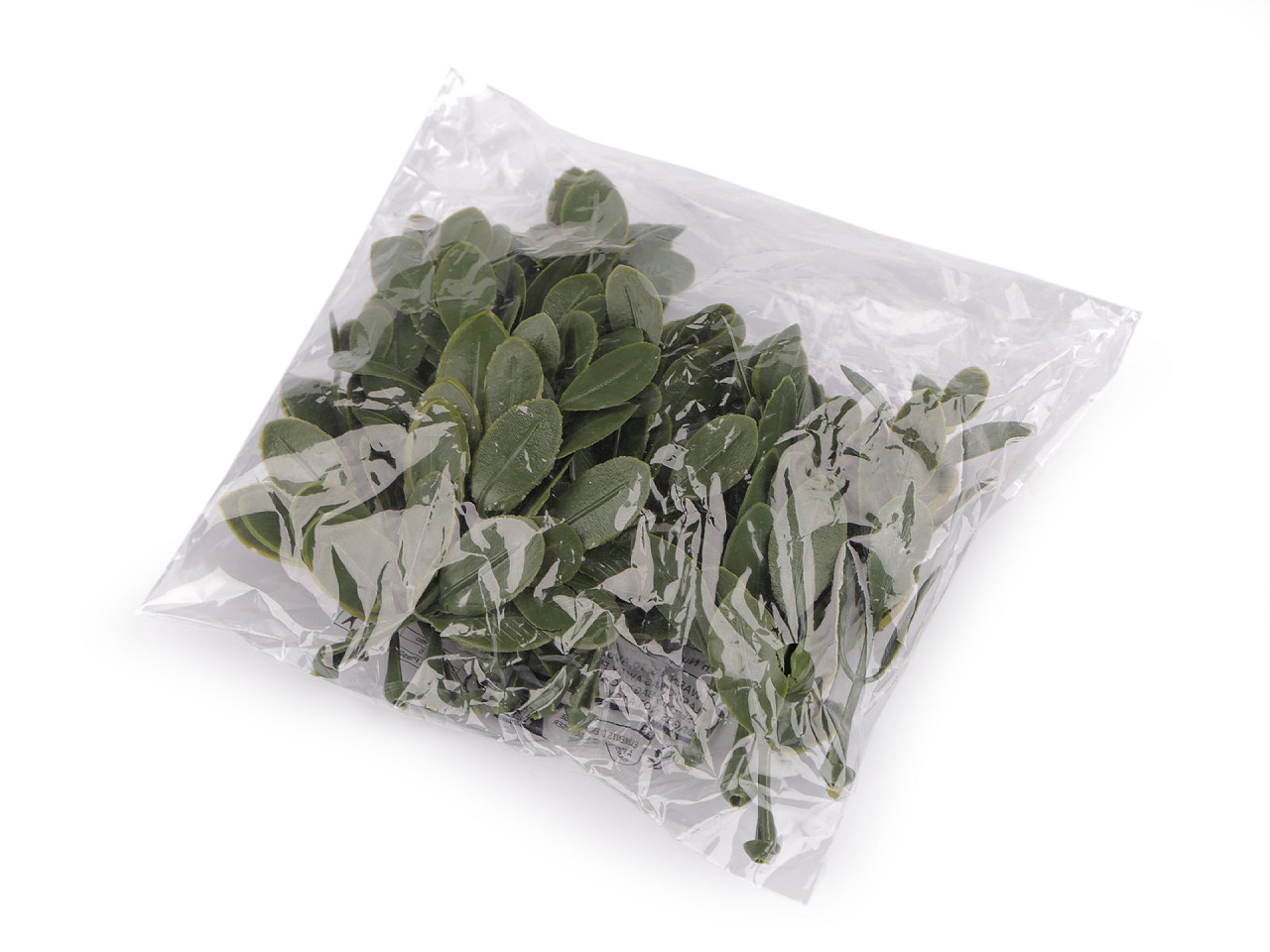 Umelá mini vetvička buxus na aranžovanie a tvorbu voničiek