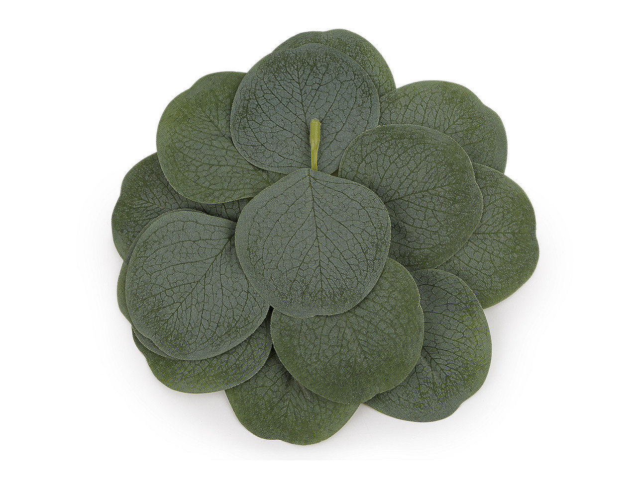 Umělý list eukalyptus k aranžování, střední, 3 zelená