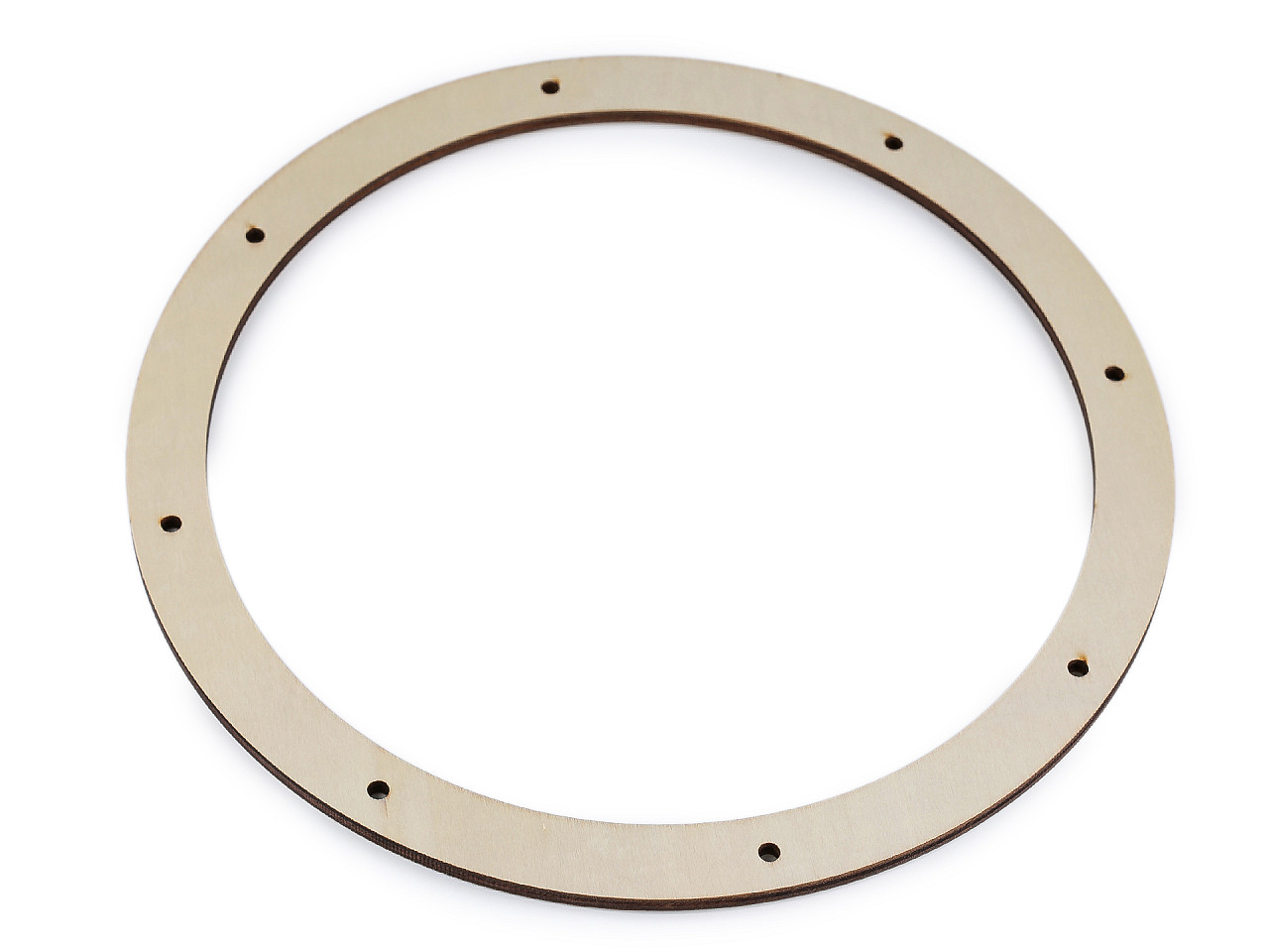 Drevený kruh na výrobu vencov s 8 otvormi Ø26 cm