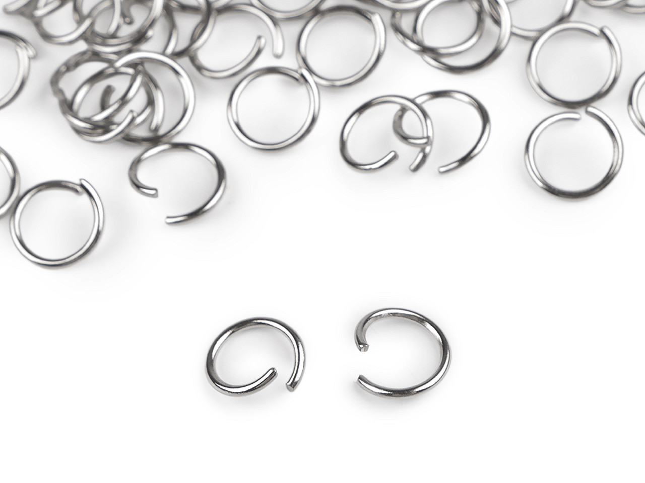 Krúžok spojovací Ø10 mm z nerezovej ocele na výrobu kľúčeniek