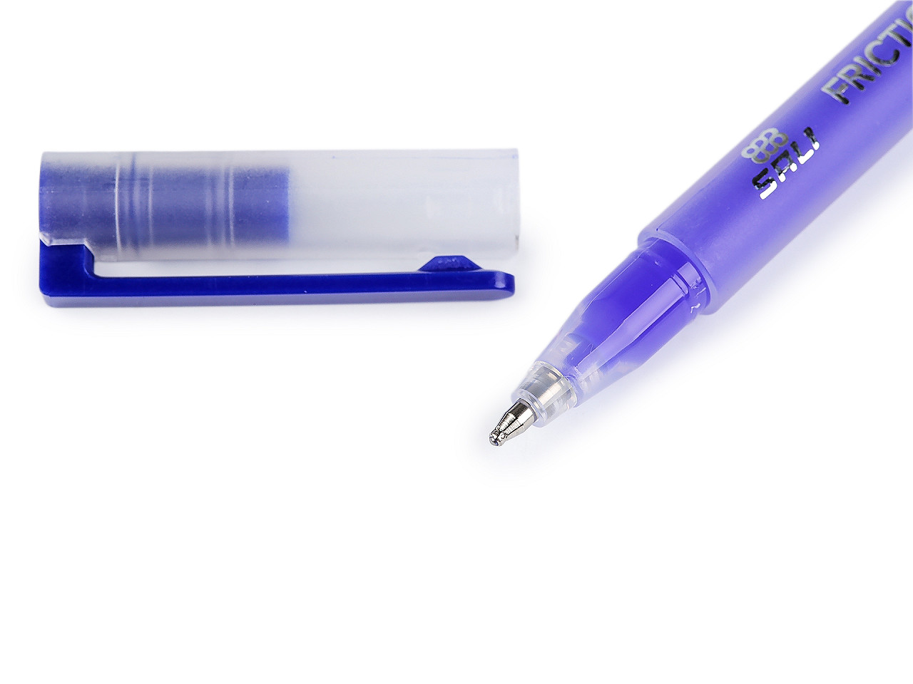 Krejčovské pero mizící teplem, velké, 3 modrá