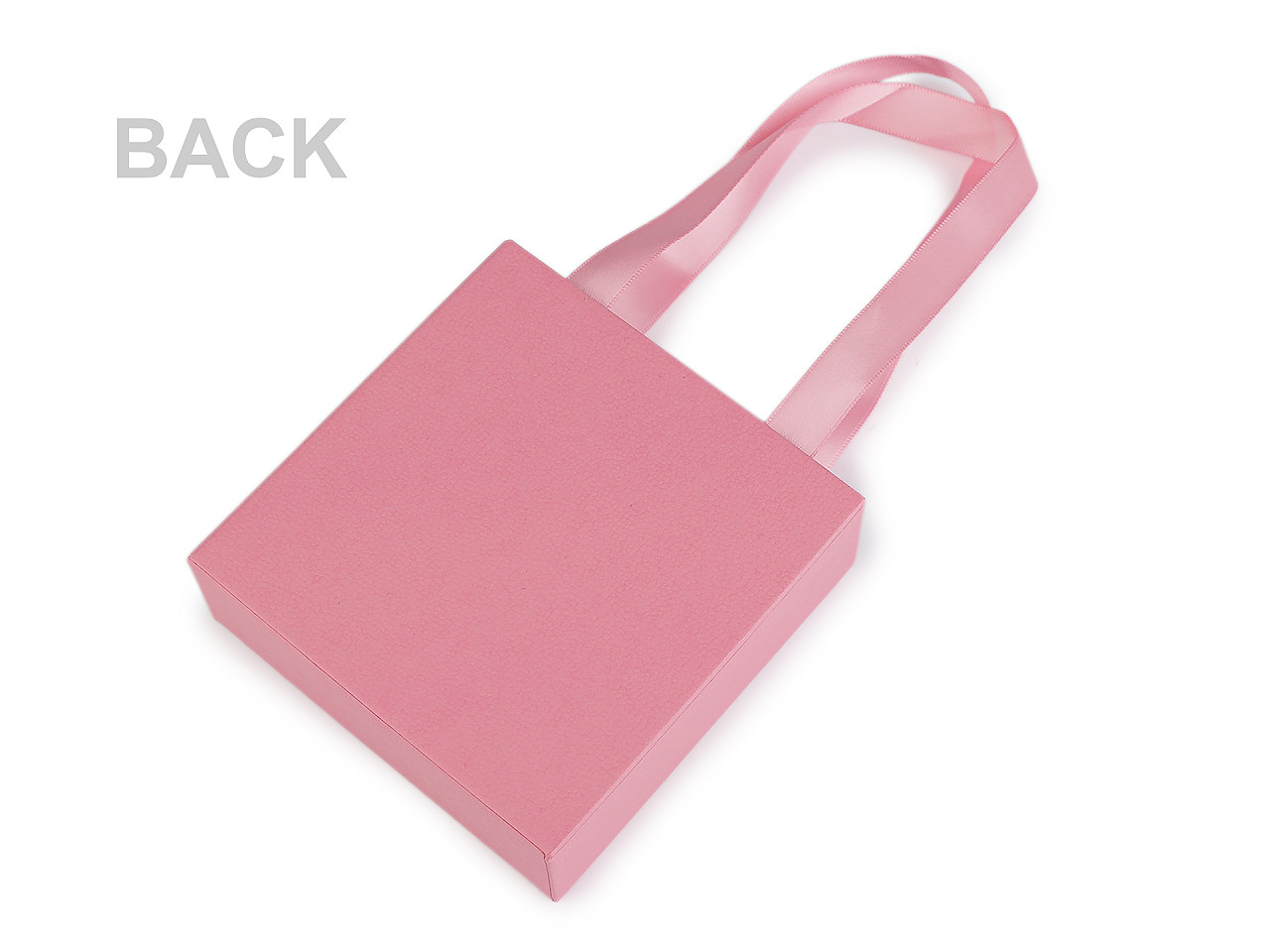 Krabička na šperky s průhledem srdce a uchem 10x10 cm, malé, 4 modrá tmavá