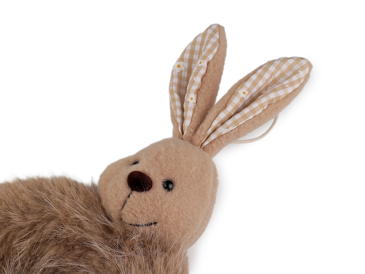 Velikonoční věnec zajíček, střední, 1 bílá