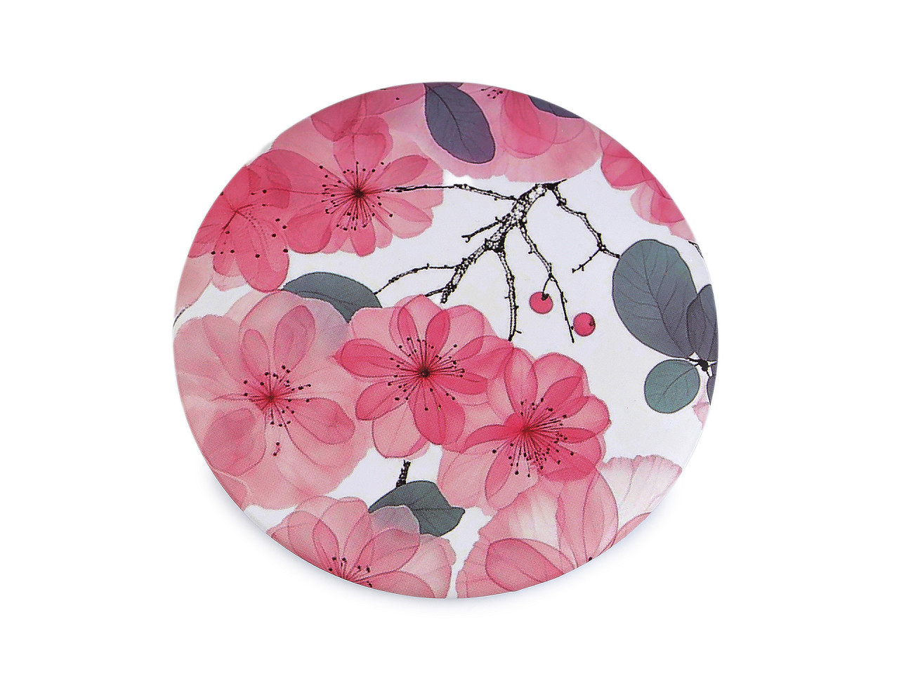 Kosmetické zrcátko květy, velké, mix variant