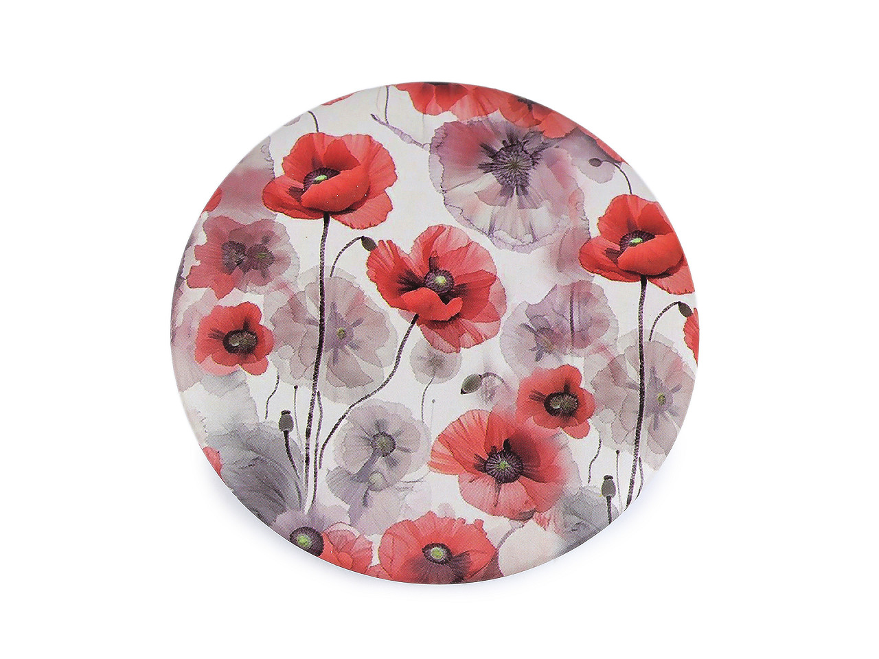 Kosmetické zrcátko květy, velké, mix variant