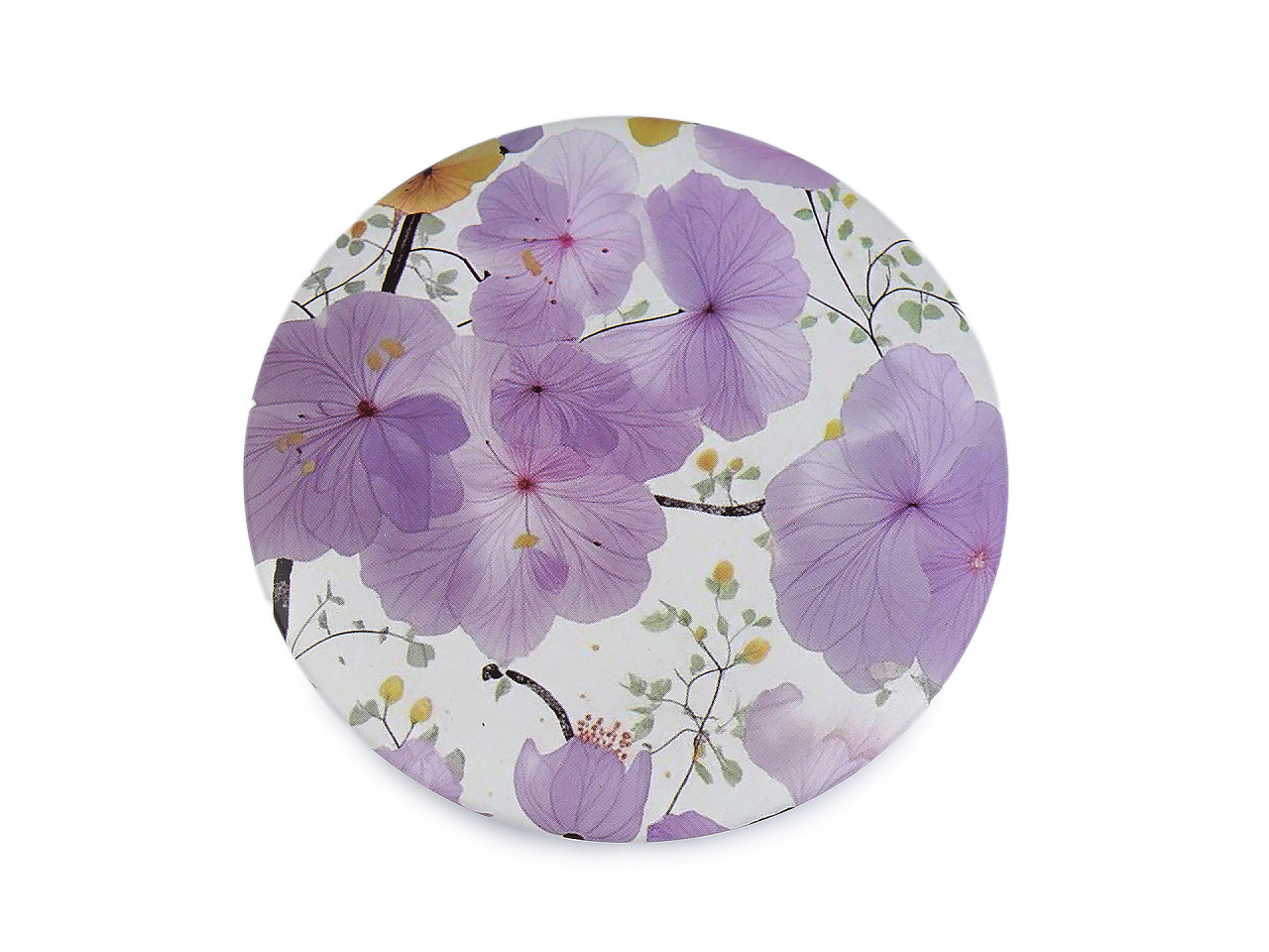 Kosmetické zrcátko květy, velké, mix variant