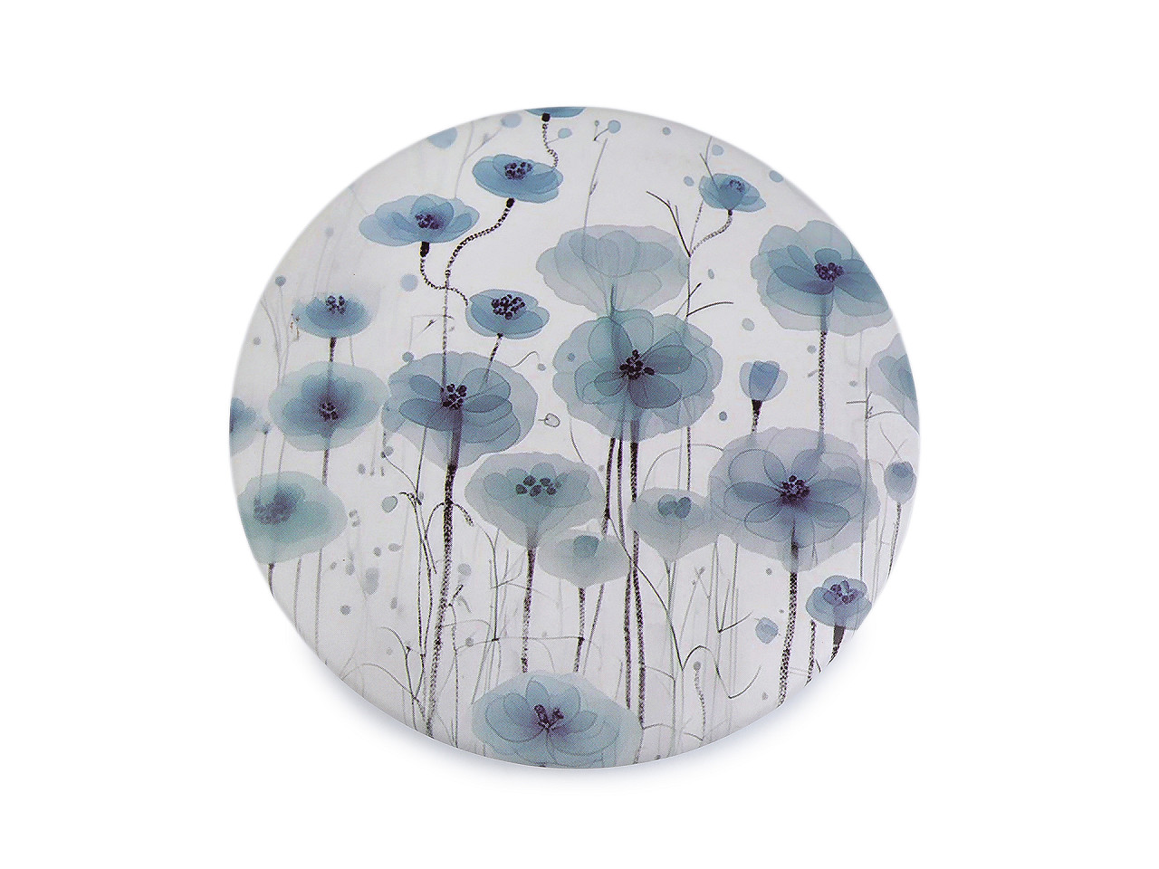 Kosmetické zrcátko květy, velké, mix variant