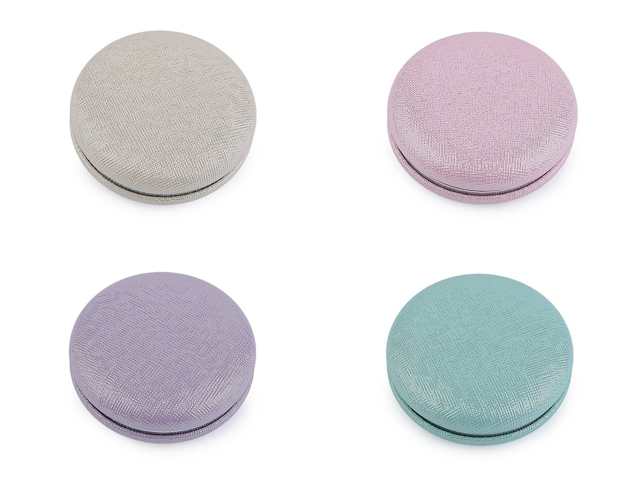 Kosmetické zrcátko metalické, velké, mix variant