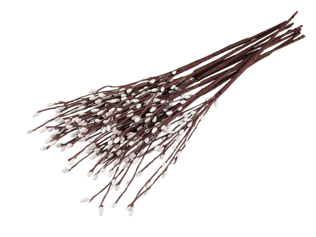 Umelá vetvička s púčikmi na drôtiku