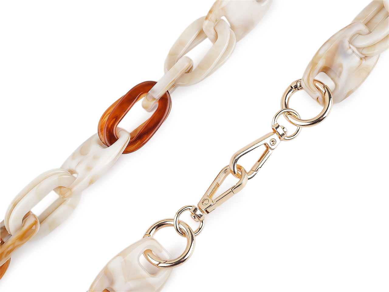 Reťaz na mobilný telefón s karabínami dĺžka 120; 130 cm