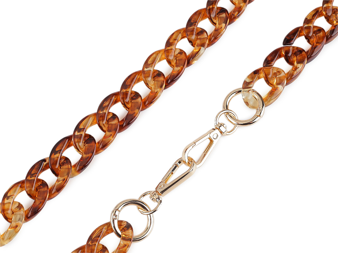 Reťaz na mobilný telefón s karabínou dĺžka 120 cm