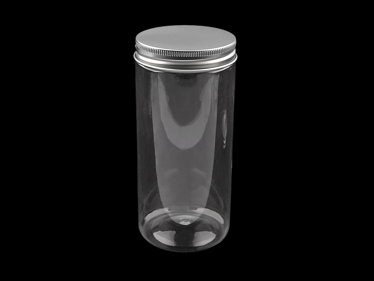 Plastová tuba se šroubovacím víkem Ø5; 6 cm, střední, 1 (Ø5 cm) transparent