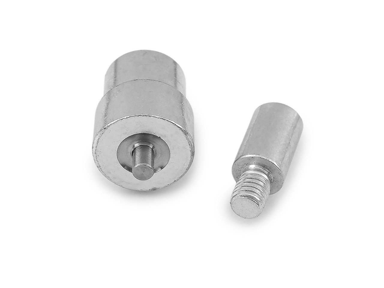 Piston k nýtování kovových, nerezových i mosazných průchodek Ø5 mm, střední, barva nikl