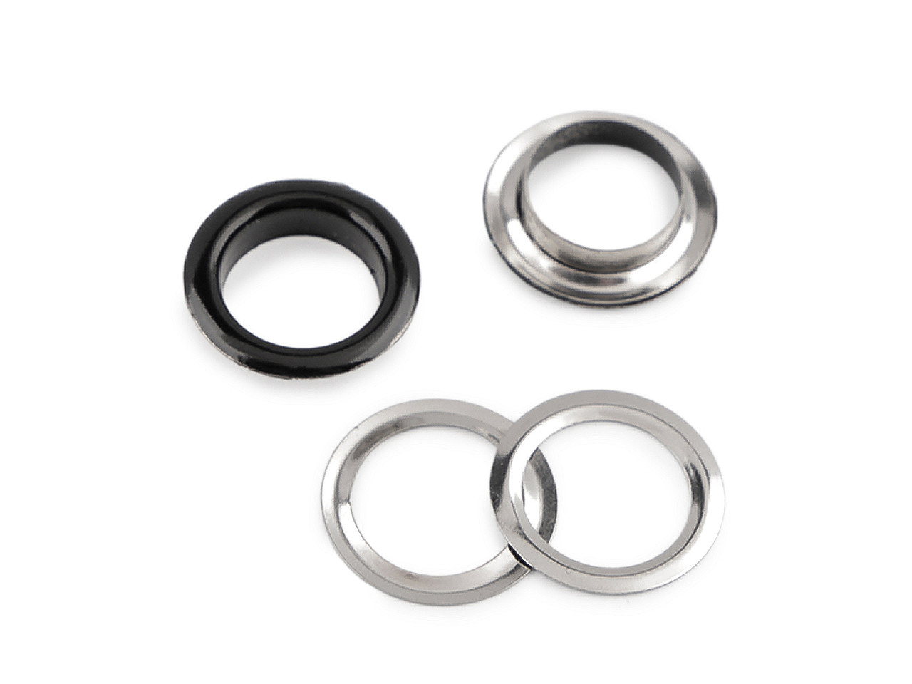 Průchodky s podložkou vnitřní Ø10 mm / vnější Ø15 mm, střední, 1 bílá