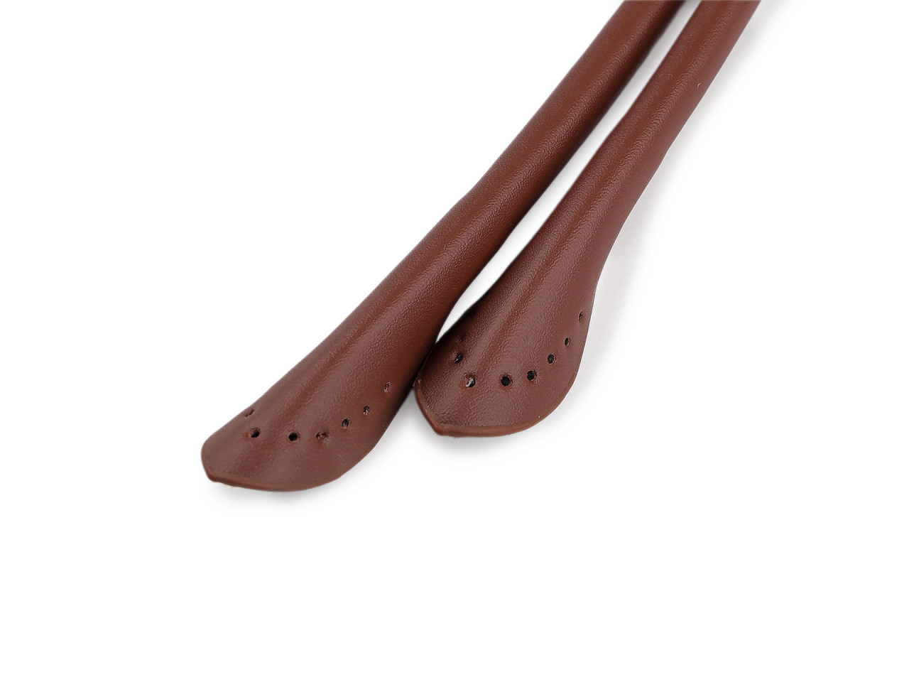 Koženková ucha na tašky délka 60 cm, malé, 2 černá