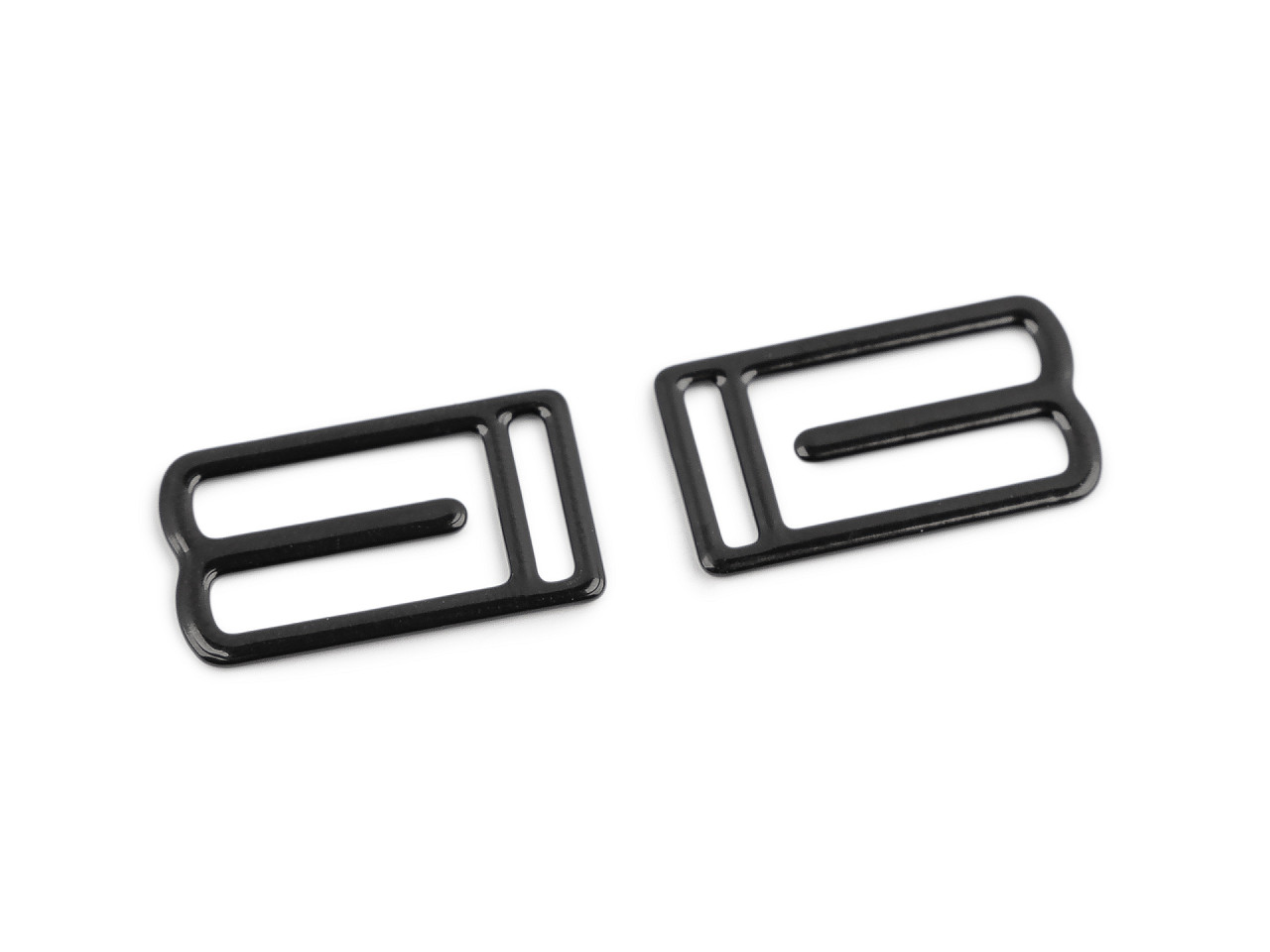 Kovová spona / pomůcka na skrytí ramínek podprsenky průvlek 10 mm, malé, 2 tělová