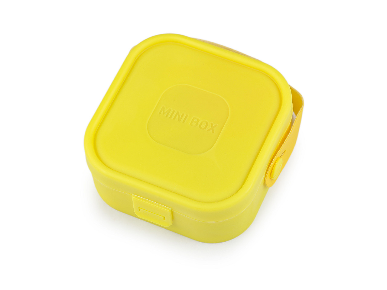 Sada na šití v mini boxu, střední, 2 žlutá