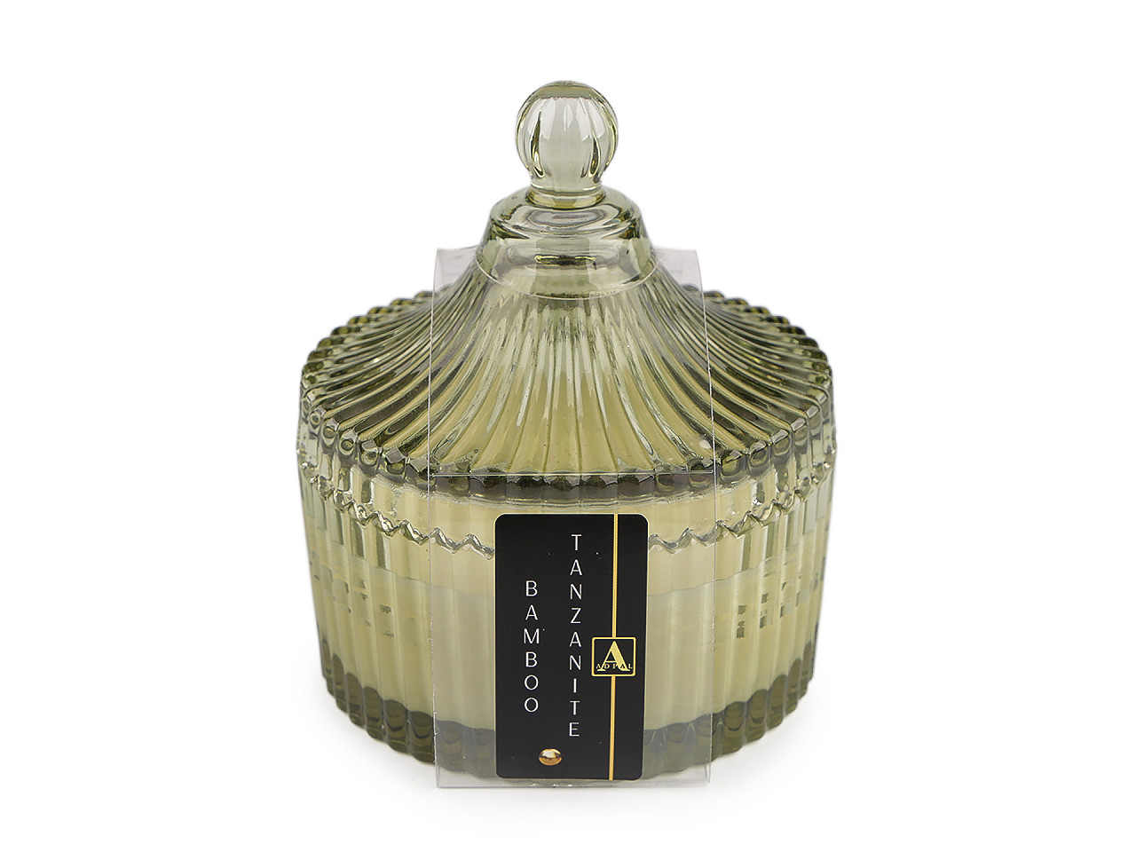 Vonná svíčka ve skleněné dóze 180 g, střední, 1 (cherry rub) transparent