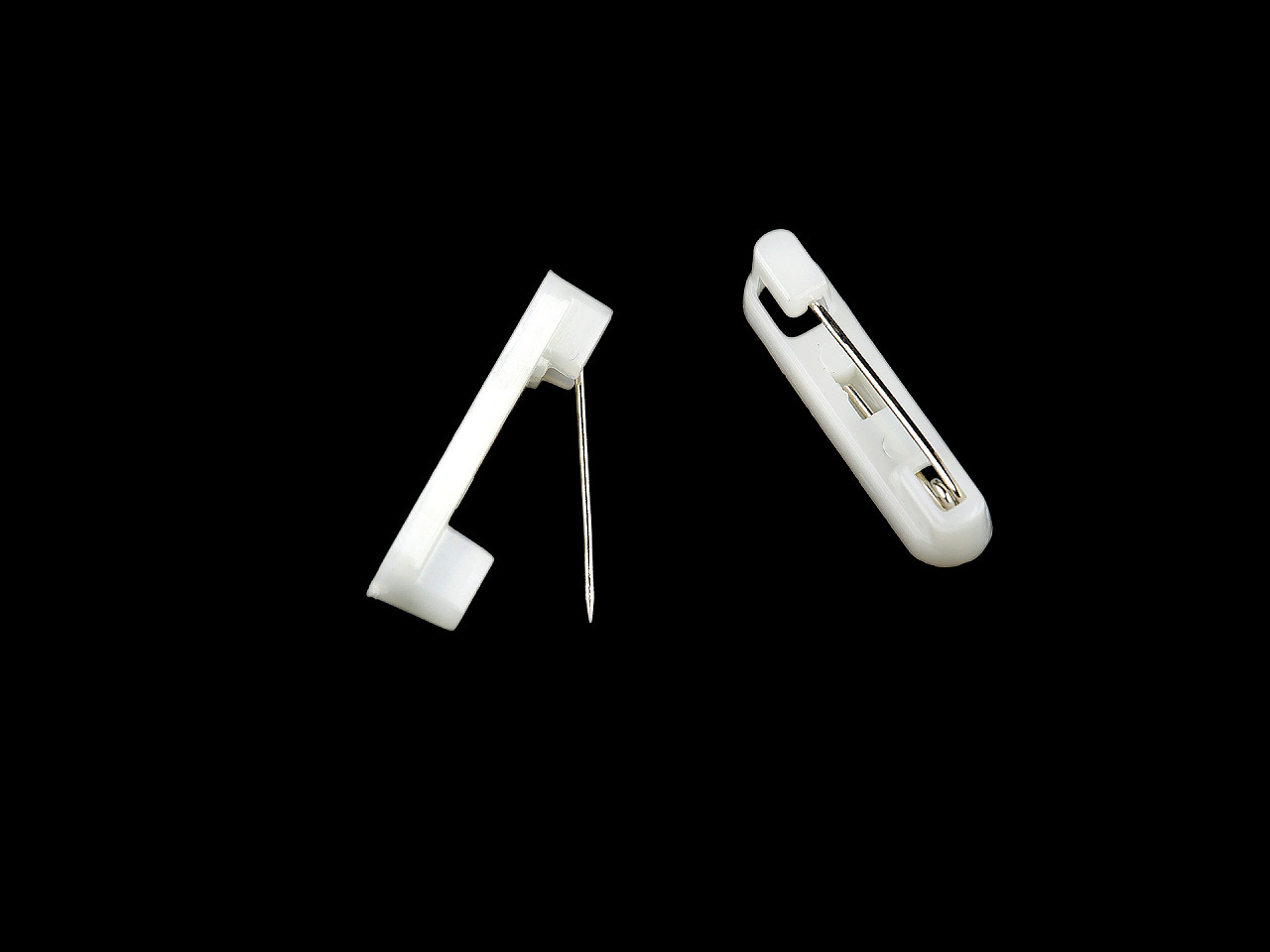 Brožový můstek 5x22 mm, malé, bílá