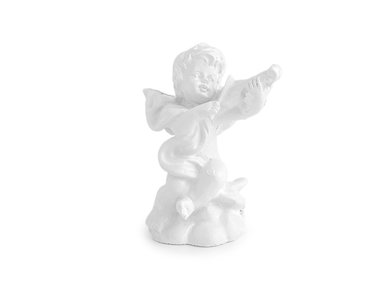 Dekorace anděl, střední, 3 bílá
