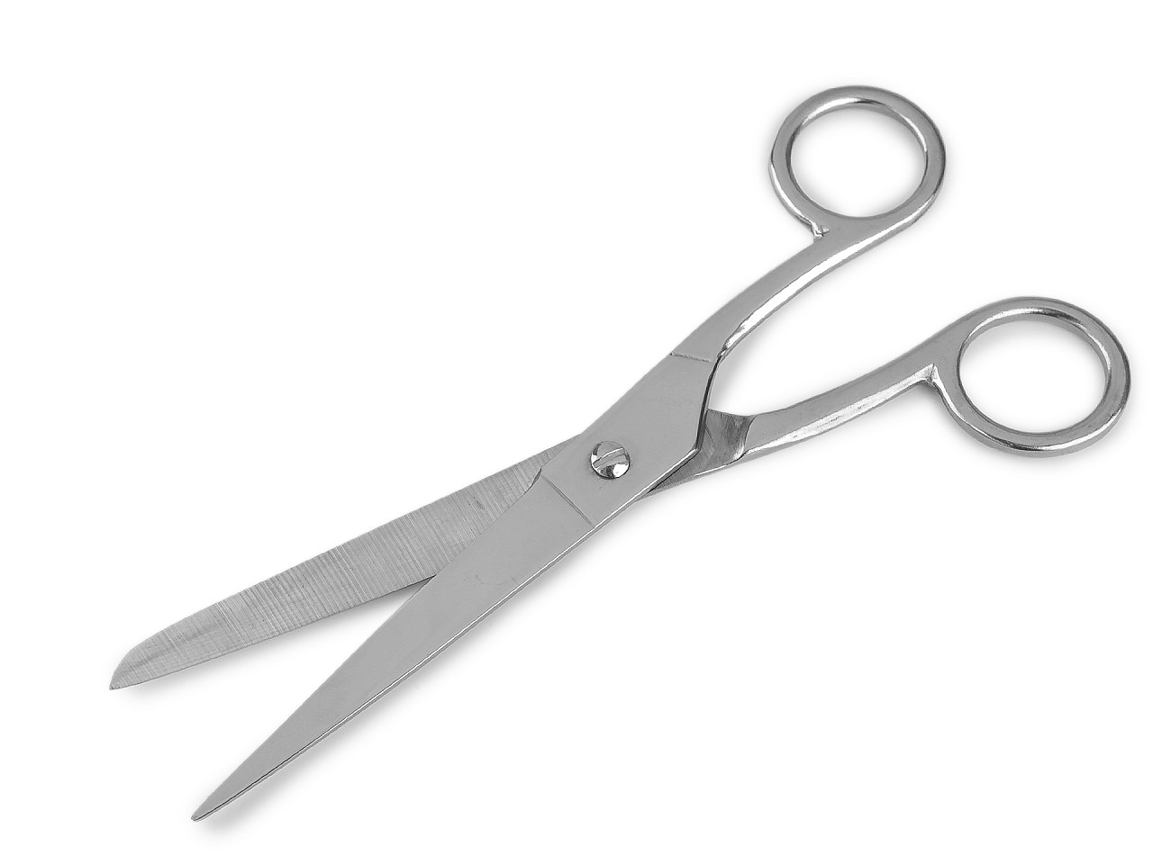 Nůžky délka 18 cm, střední, barva nikl