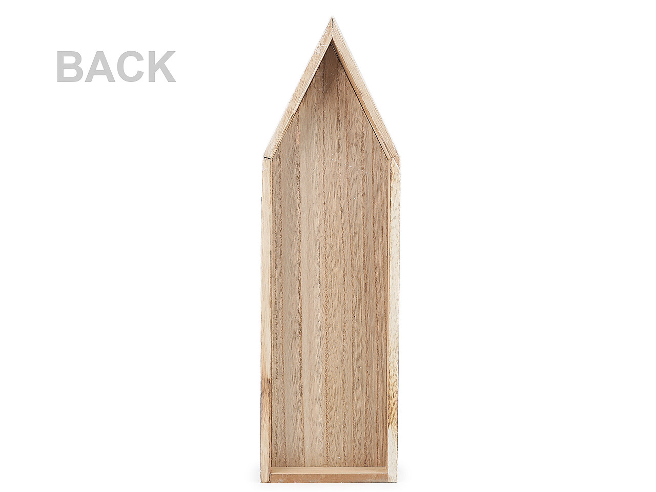 Dřevěný domeček, střední, přírodní
