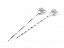 Decorative Heart Pearl Head Pins length 55 mm