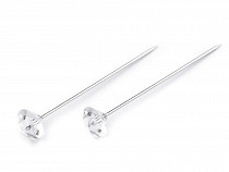 Crystal Head Pins length 49 mm