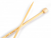 Bambusz egyenes kötőtű 3; 3,5; 4