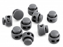 Round 2-hole Cord Lock Stopper Toggles 13x15 mm
