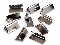Clips métalliques pour bretelles et ceintures, largeur 20 mm