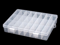 Caja para almacenar cuentas de plástico, 14x20x4 cm