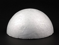 Demi-sphère DIY en polystyrène, Ø 13 cm