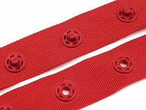 Snap Tape for fastening bodysuits, width 18mm