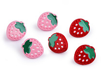 Kinderknopf Erdbeere, Größe 24"