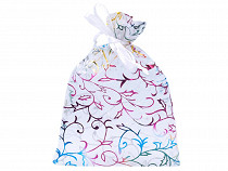 Sac cadeau en organza, 8,5 x 12,5 cm, couleur lurex