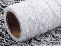 Tissu décoratif en dentelle, largeur 48-50 cm 