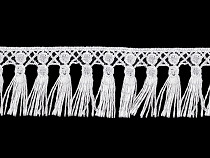 Guipure Polyester Lace Tassel Fringe Trimming  width 45 mm