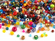 Seed Beads Rocaille 100 g mix of shapes and sizes