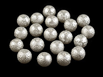Perle sticlă creponate Stardust, Ø10 mm