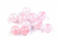 Perles minérales - Quartz rose, Ø 6 mm