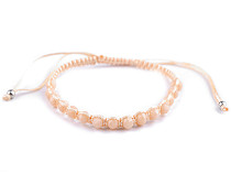 Bracelet Shamballa avec perles à facettes