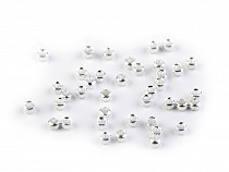 Perles rondes à sertir, Ø 2 mm