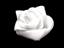 Rose en mousse décorative, Ø 4,5 cm